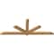 Ekena Millwork Kennewick Timber Gable Bracket, Western Red Cedar, 108"W x 40"H x 3 1/2"D x 5 1/2"F, 9/12 Pitch GBW108X40X0406KEN00SWR - alternate 5